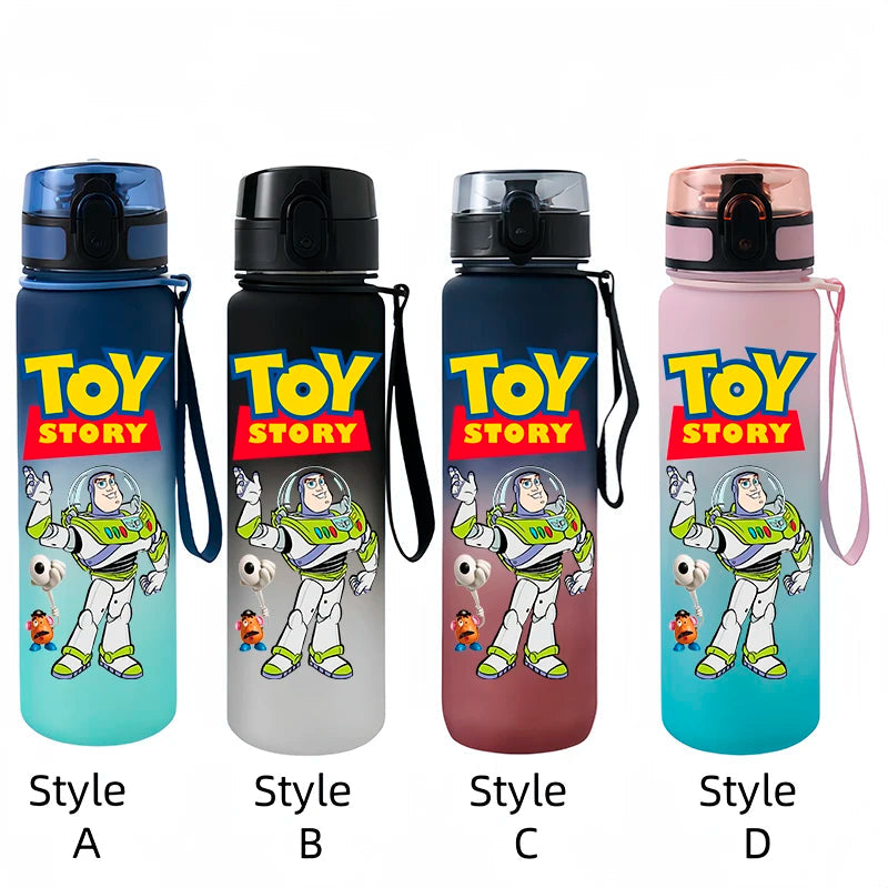 Toy Story Cartoon Drinking Glasses Woody Portable Cup Outdoor Sports Water Bottle Drinking Cup Cartoon Plastic Frosted Kettle TechVisio