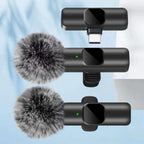 Micro Lavalier Sans Fil 2.4G Basix — Anti-bruit iPhone Android TechVisio