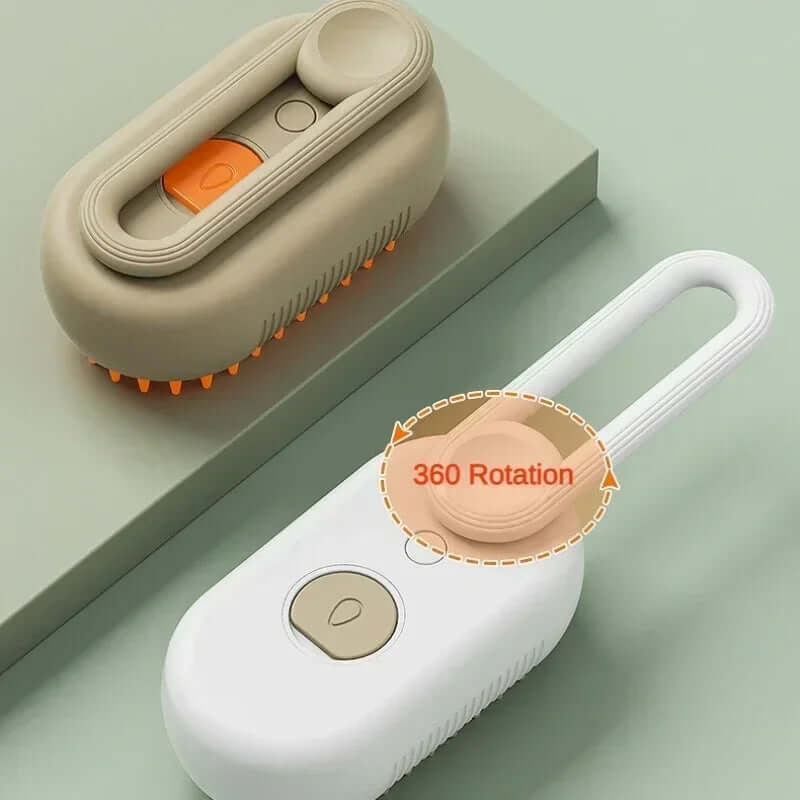 1~2pcs Steam Pet Brush 3-in-1 Massage Dog Steamy Brush Spray Beauty Tangled and Loose Hair Removal Cats Grooming Comb Dogs TechVisio