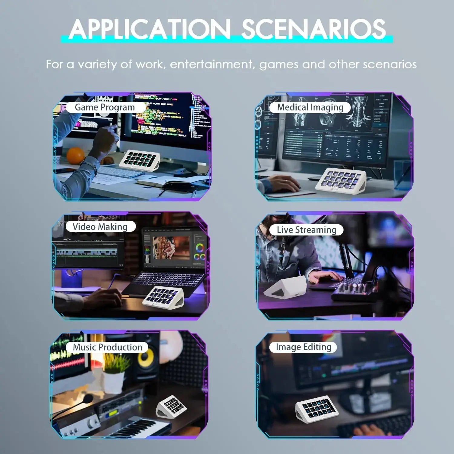 AJAZZ AKP153 – Stream Deck 15 Boutons & Écran Latéral RGB TechVisio
