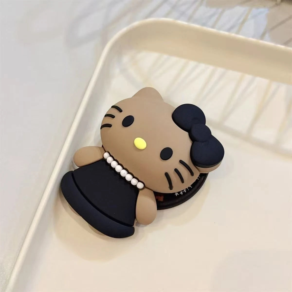 Support Téléphone Magnétique MagSafe Kawaii 3D – Silicone Pliable
