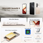 DOOGEE Note56 X – Smartphone Android 16 | IP68 | 6150mAh | 24Go RAM | 4G TechVisio