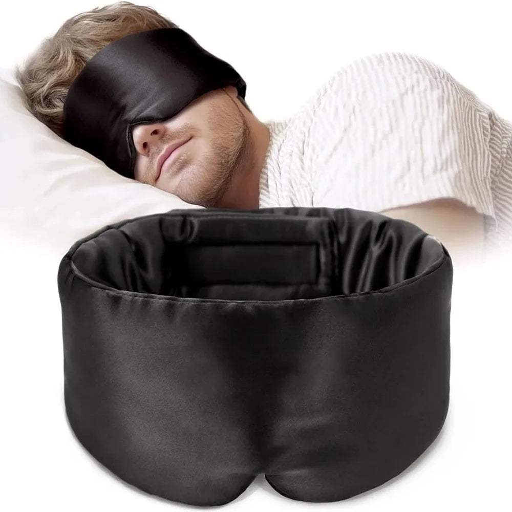 100% Mulberry Silk Sleep Mask – Anti-Wrinkle | Blackout | 6 Colors