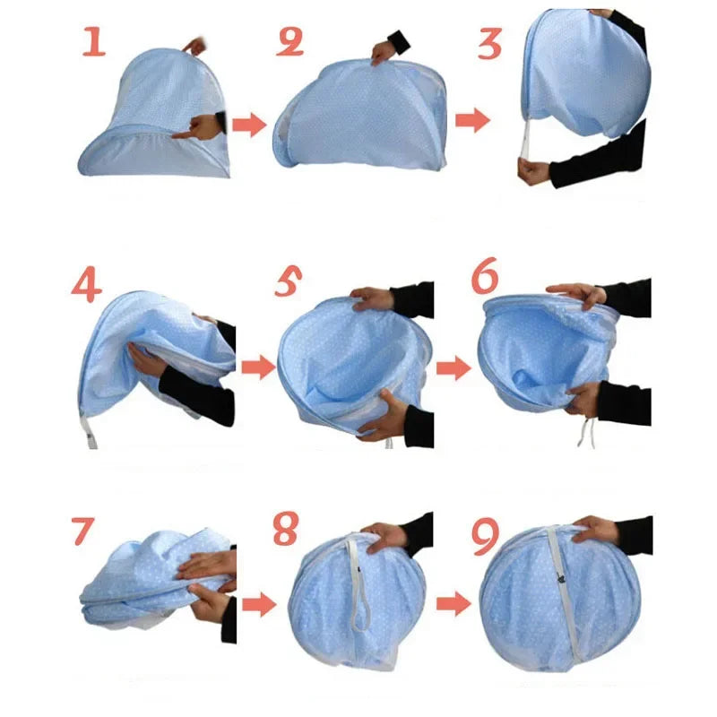 0-3Years Portable Foldable Baby Netting Polyes Newborn Sleep Bed Travel Baby Mosquito Nets Travel Bed Netting Play Tent Children TechVisio