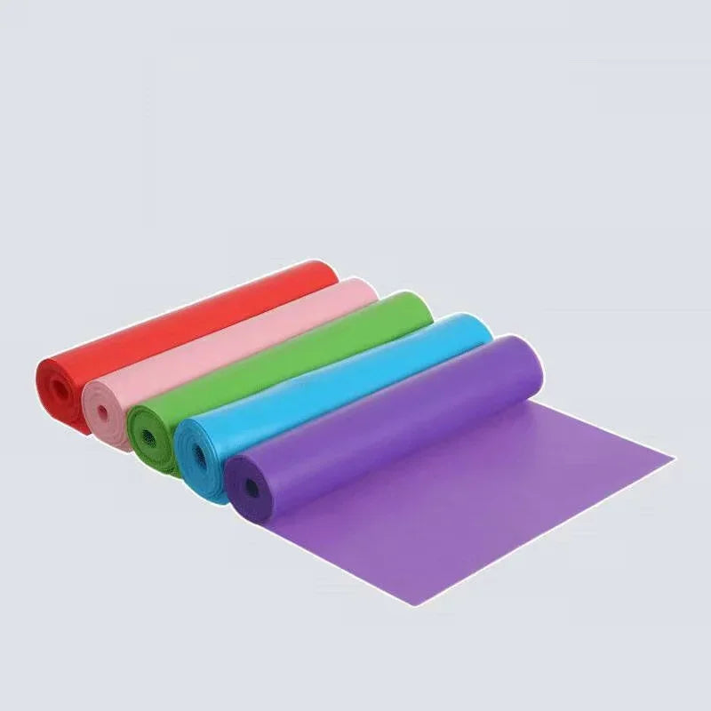 Elastic Fitness Bands Resistance Bands Elastic Fitness Tapes Yoga Pilates Crossfit Stretching Muscular Work Out Equipment TechVisio