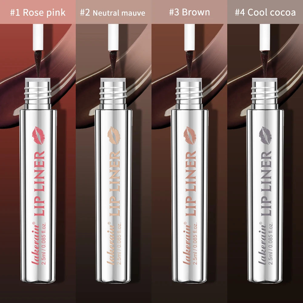 Lip Liner Pencil Peel Off Lip Stain Tattoo Long Wearing Matte Waterproof Smudge Proof Transfer Proof Lip Cosmetic For All Day TechVisio