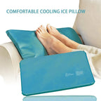 Comfortable Summer Cool Therapy Help Sleeping Aid Pad Mat Muscle Relief Cooling Gel Pillow Ice Pad Massager Water Pillows TechVisio