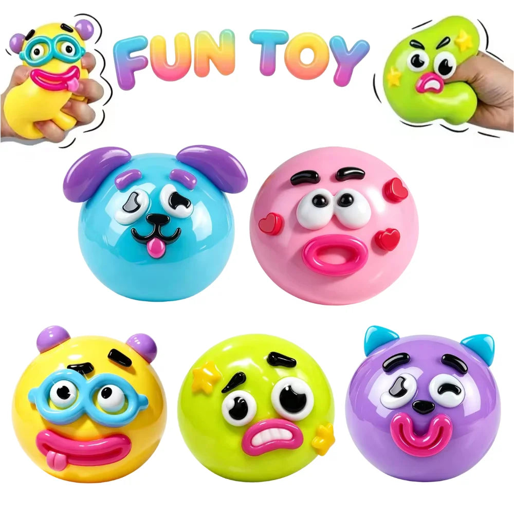 Smushers Squishy DIY Curiosities Dog Face Swap Soft Moldable Slow Rise Squeeze Toy Blind Box Relaxing Sensory Gift TechVisio