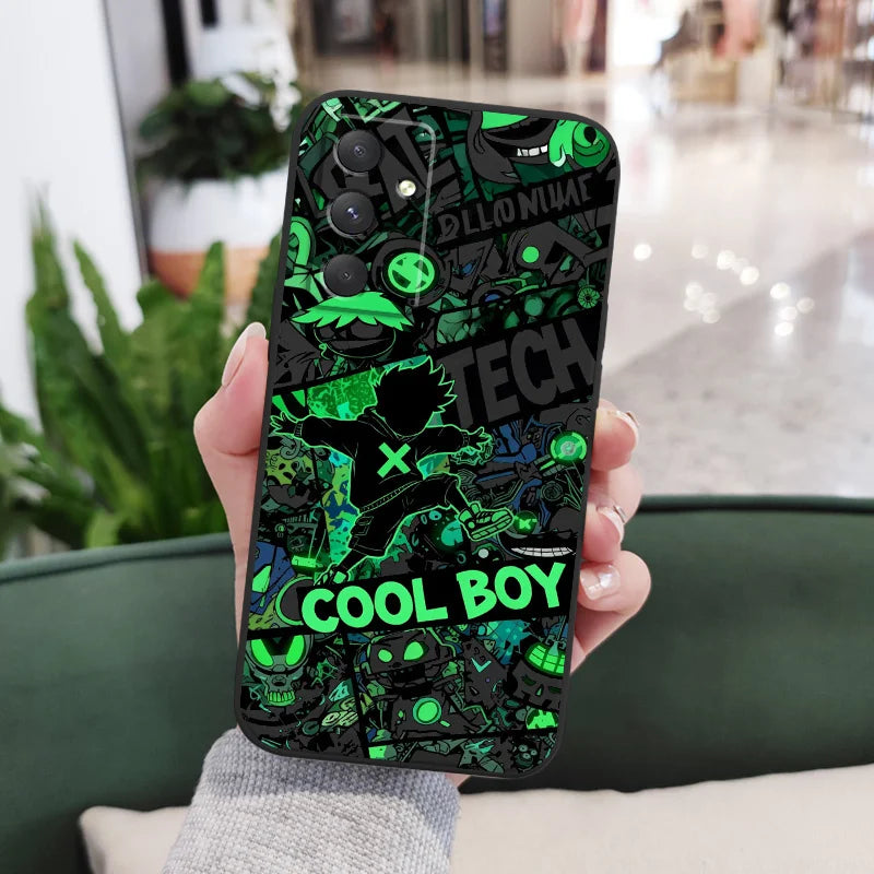 Coque Samsung Galaxy A Série – Graffiti Cool Guy Anti-Choc PC+TPU