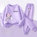 Spring Autumn New Style Children's Clothing Sets Baby Girls O Neck Sweatshirt Pants Two Piece Set Kids Breathable Thin Tracksuit TechVisio