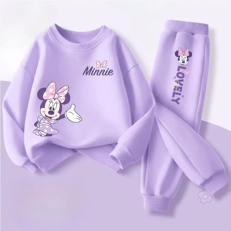 Spring Autumn New Style Children's Clothing Sets Baby Girls O Neck Sweatshirt Pants Two Piece Set Kids Breathable Thin Tracksuit TechVisio