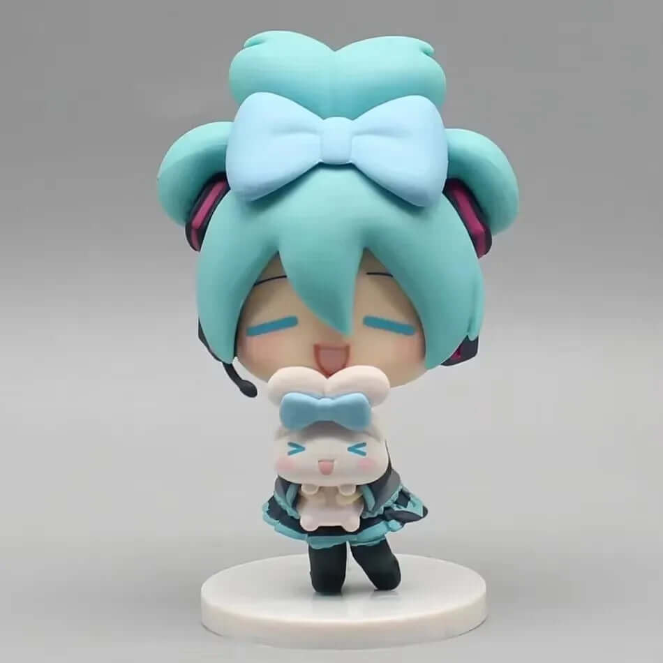 Figurine Hatsune Miku x Cinnamoroll Q-Version – PVC Kawaii TechVisio