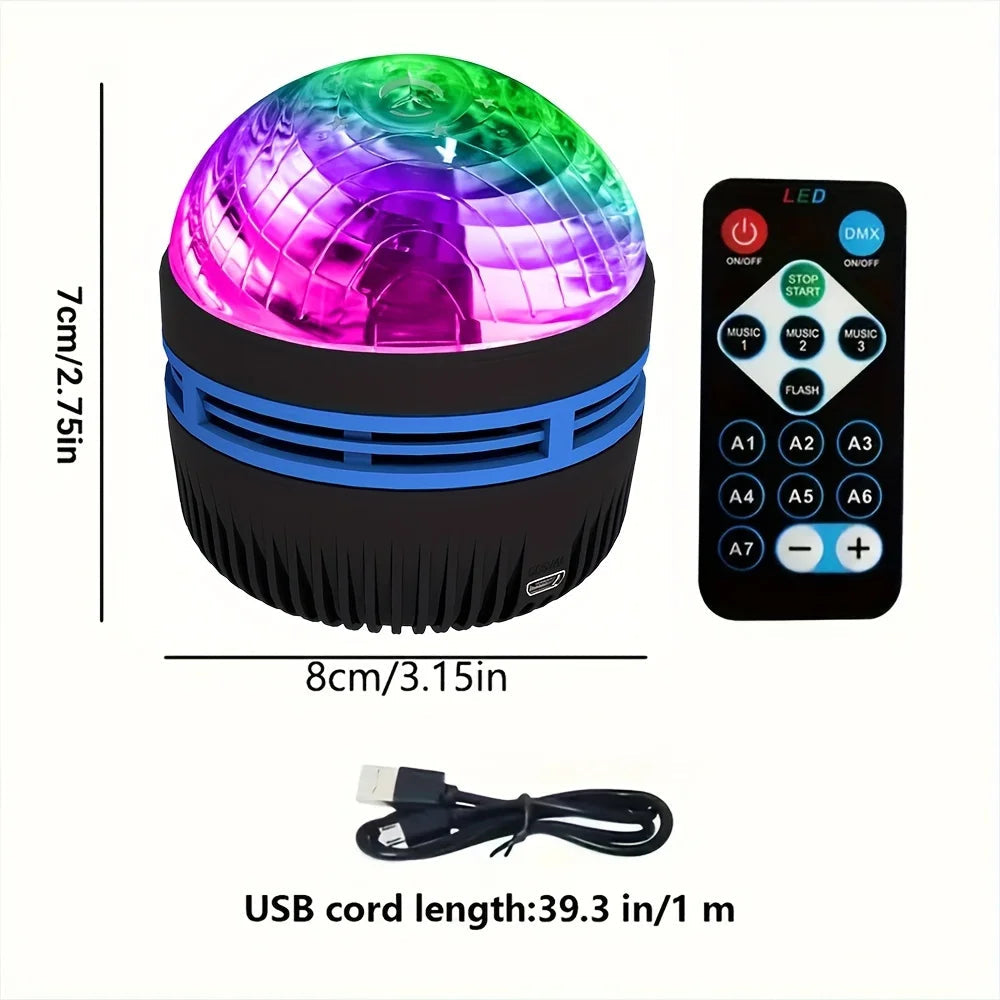 LED Starry Galaxy Projector Light RGB Smart Remote Control Star Aurora Lamp KTV USB for Home Room Camping Wedding Decorations TechVisio