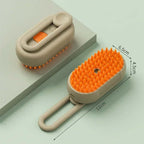 1~2pcs Steam Pet Brush 3-in-1 Massage Dog Steamy Brush Spray Beauty Tangled and Loose Hair Removal Cats Grooming Comb Dogs TechVisio
