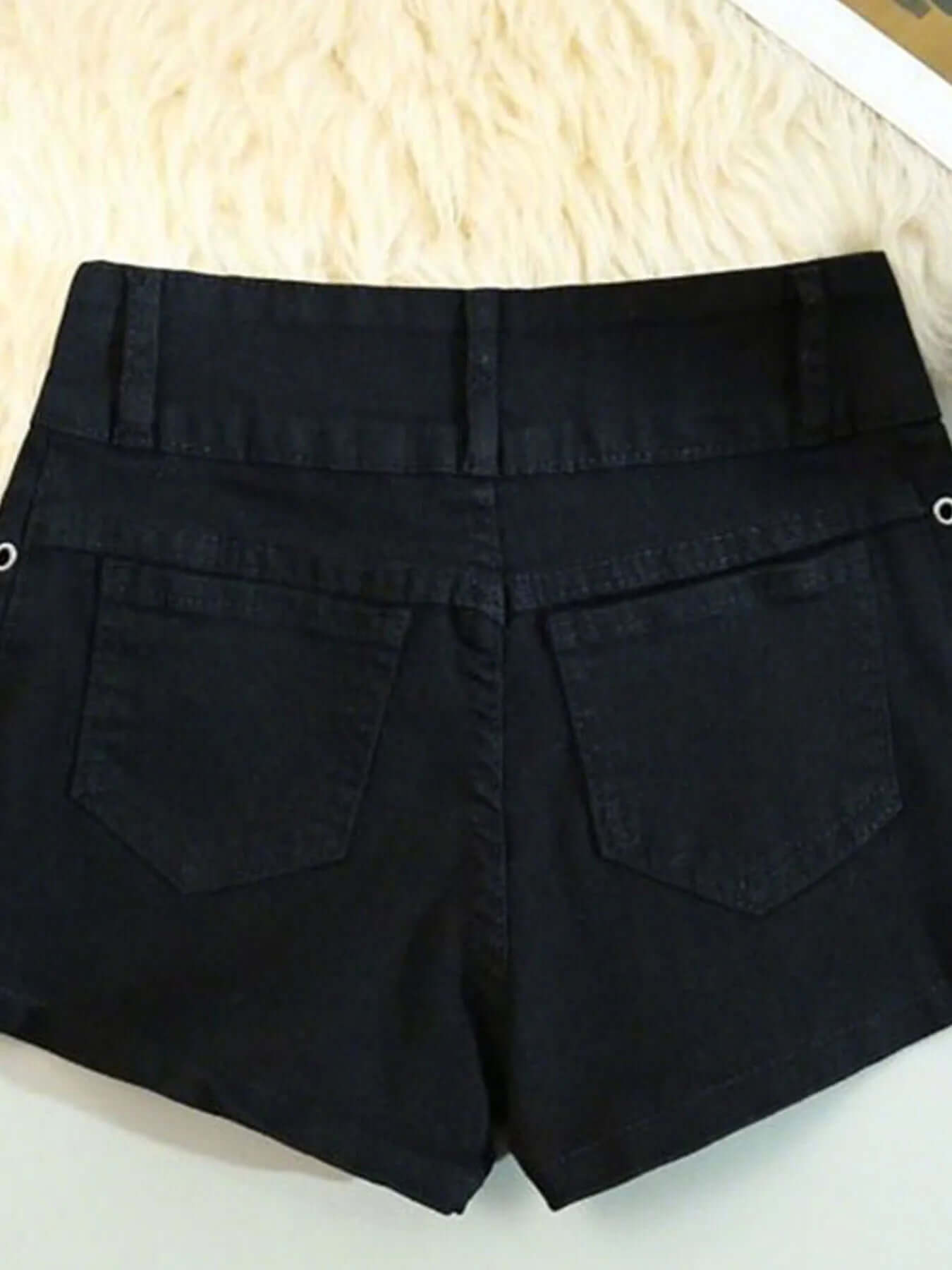 Shorts Women Skinny Creativity Lace-up Popular Streetwear Daily Personality Students Holiday Fashion Sexy American Retro Leisure TechVisio