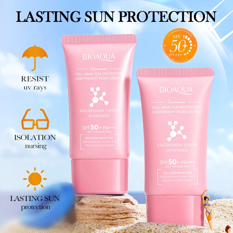 BIOAQUA Crème Solaire SPF 50 – Visage & Corps Anti-Âge BIOAQUA
