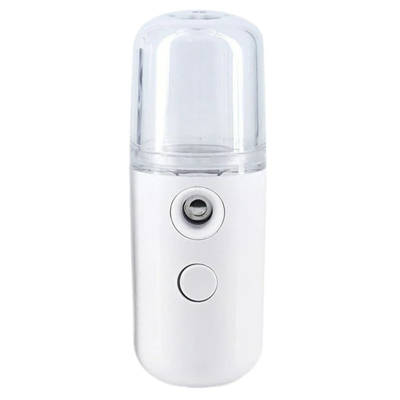 Nano Mister 30 ml Mini Face Humidifier Portable Facial Sprayer USB Rechargeable Handy Skin Care Machine for Face Hydrating TechVisio