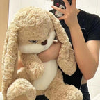 Peluche Lapin Kawaii Colère – Jouet Doux Géant 30 & 38 cm TechVisio