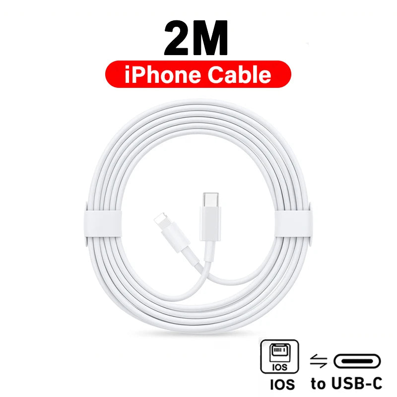 Câble & Chargeur USB-C Rapide 45W – Compatible iPhone 17→11, Samsung, Xiaomi | GaN PD QC