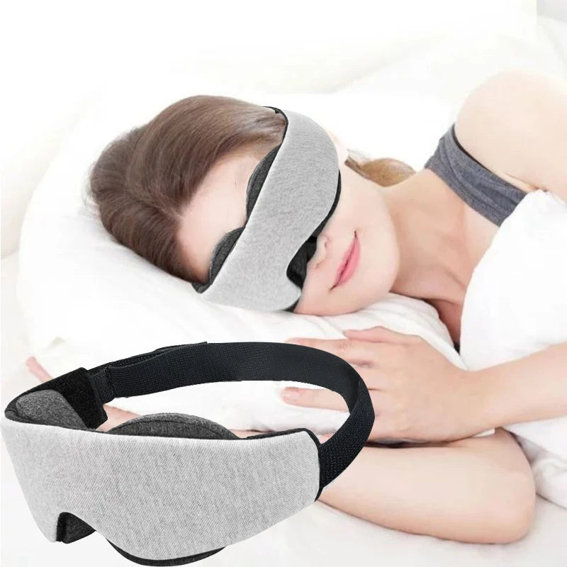 YOSYO 3D Sleep Mask – Total Blackout | Zero Pressure | Travel
