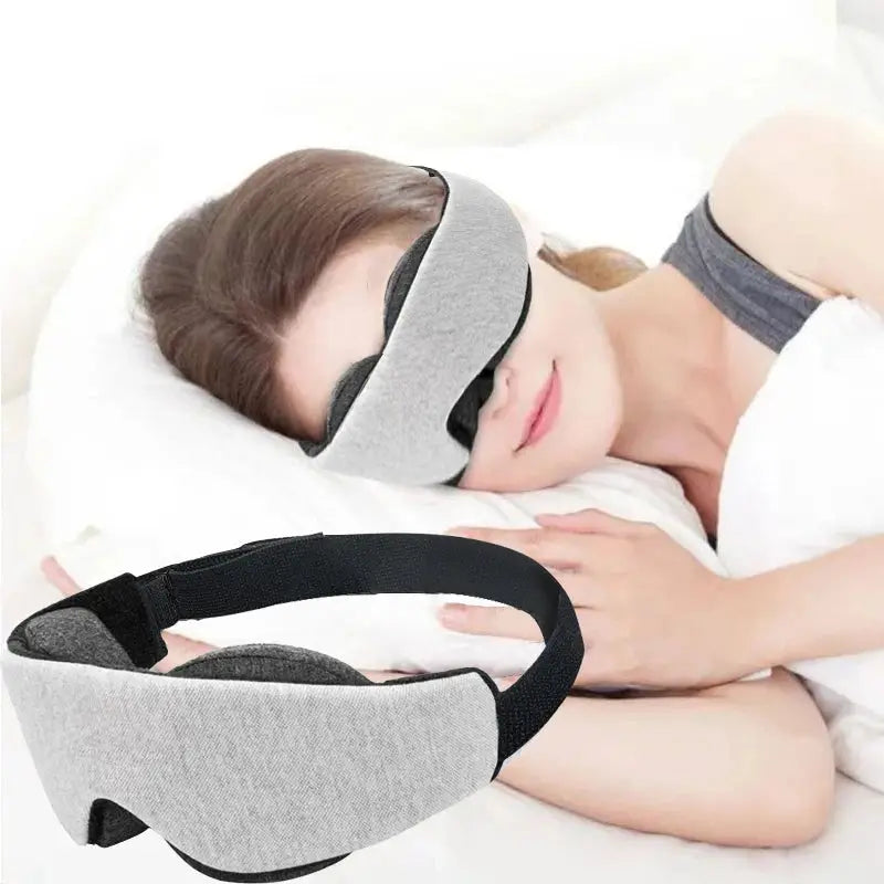 Masque Sommeil 3D YOSYO – Occultant Total | Zéro Pression | Voyage TechVisio