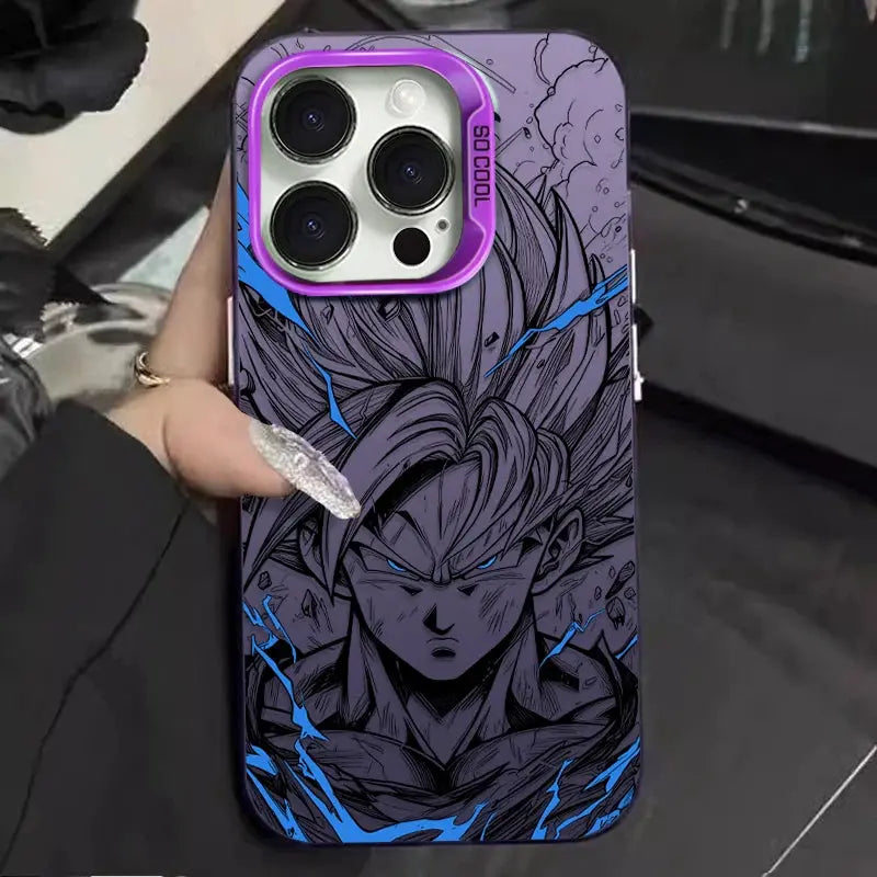 Coque iPhone Dragon Ball Goku & Vegeta – Anti-Choc PC+TPU TechVisio