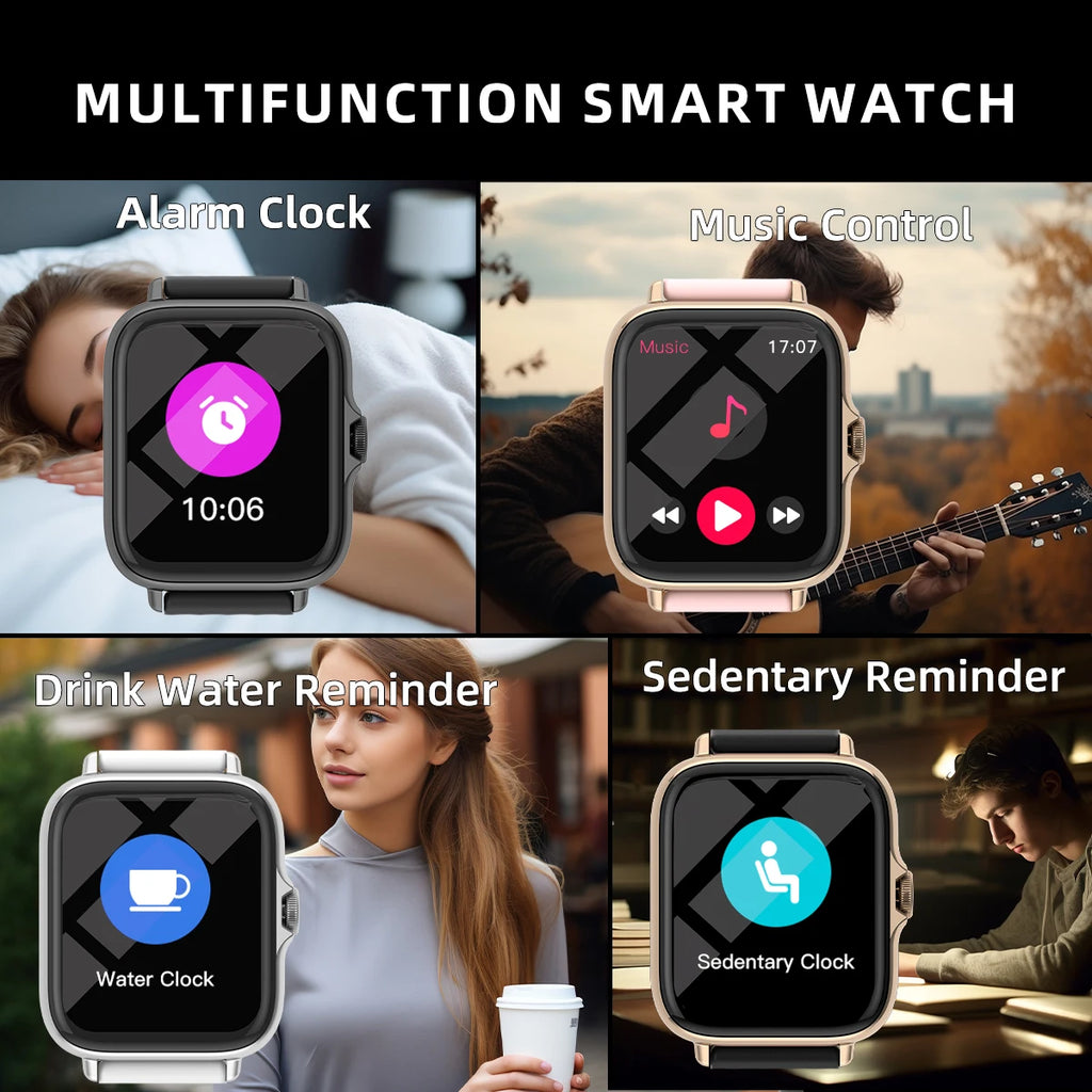 DESERTCAT Smartwatch – 1.83" Screen | BT5.2 | Health Tracking