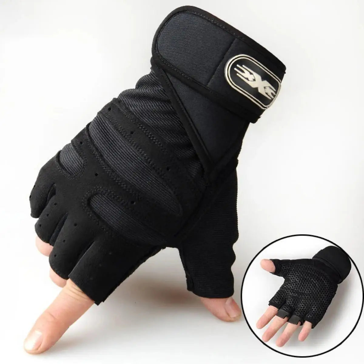 Gym Gloves for Men Women Fitness Weight Lifting Wristband Gloves Body Building Training Sports Exercise Cycling Glove Shockproof TechVisio