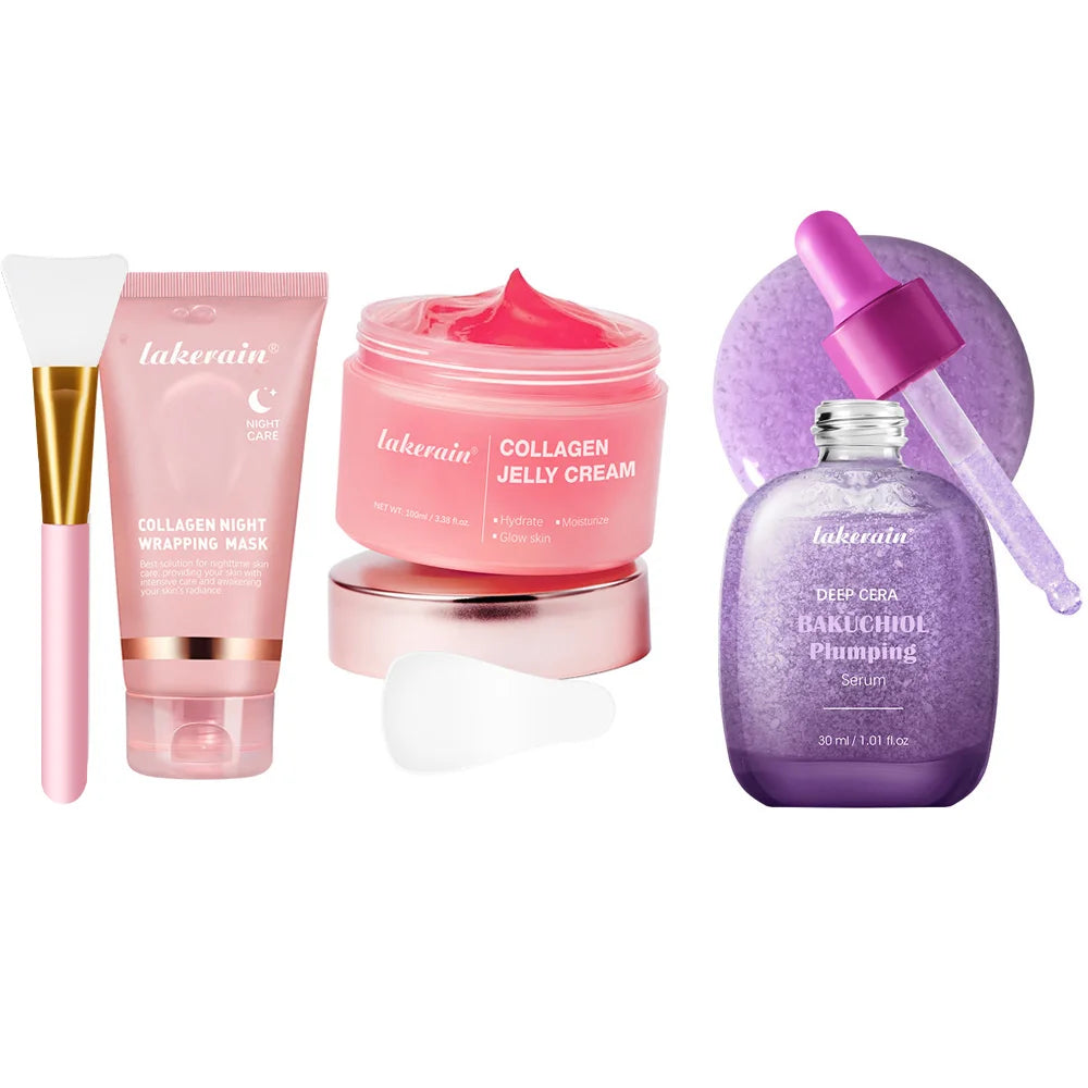 Korean Deep Collagen Mask Peel Off Mask Face Anti Wrinkle Lifting  Skin Care Masks Bio Pack Night Wrapping Woman Overnight Skin TechVisio