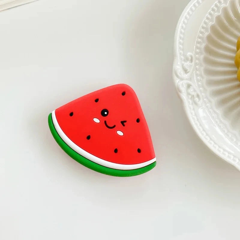 Support Grip Fraise Kawaii – Anneau Pliable | iPhone Android | 10 Coloris