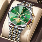 Montre Chronographe Homme – Acier Lumineux Étanche Sport POEDAGAR