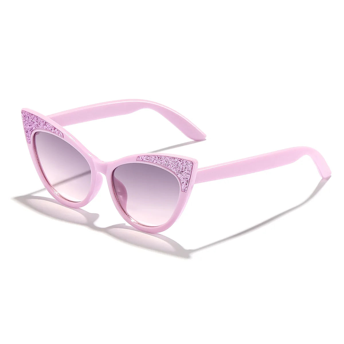 Lovely Cat Eye Children Sunglasses Shiny Bowknot Sun Glasses Kids Cute Baby Eyewear Trend Girls Boy Eyeglasses TechVisio