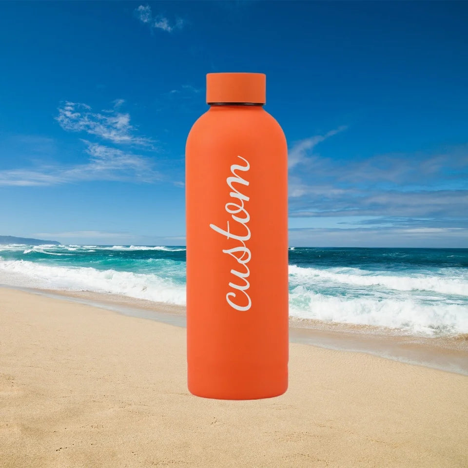Custom Name Thermos Large Vacuum Flask 304 Stainless Steel Portable Thermos Bottle 0.5L Outdoor Sports Water Bottle Travel Mug TechVisio
