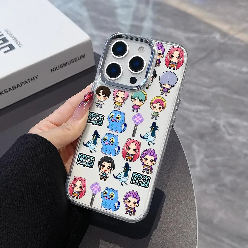 Coque iPhone Anime KPop Demon Hunter – Silicone Transparent