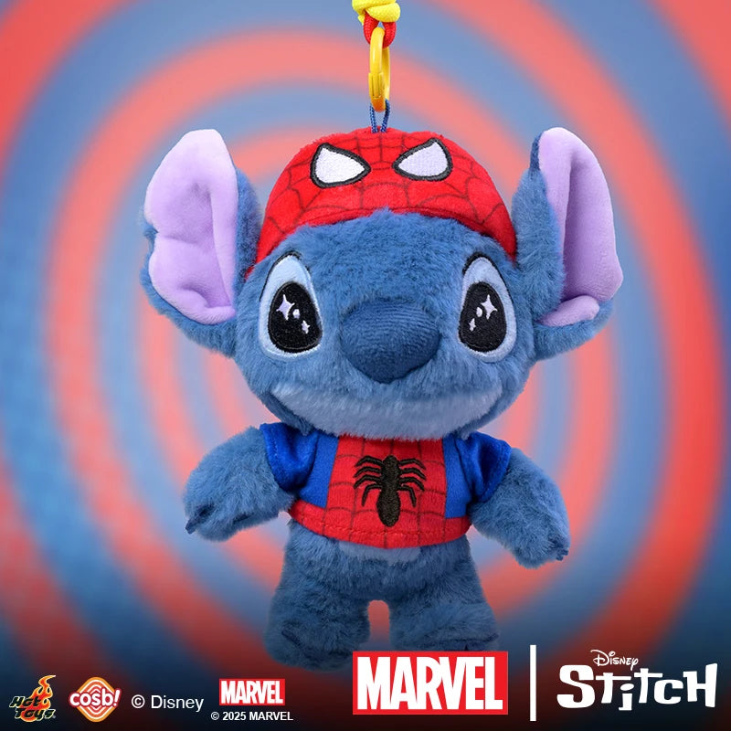 Stitch x Marvel Blind Box – Figurine Peluche Superhéros 14cm