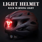 X-TIGER Adult Bike Helmet with LED Rear Light Dual Mode Goggle Cycling Helmet Fit 58-62cm Lightweight Breathable Bicycle Helmets TechVisio