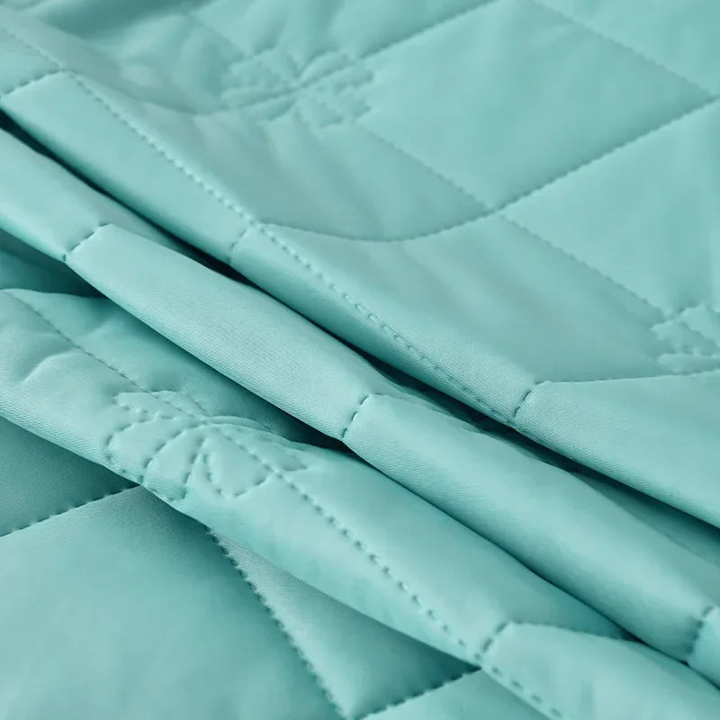 Large Cooling Blanket for SleepersDual-Sided Soft&Lightweight Summer Bedding,100% Polyester Woven Quilted Throw,Machine Washable TechVisio