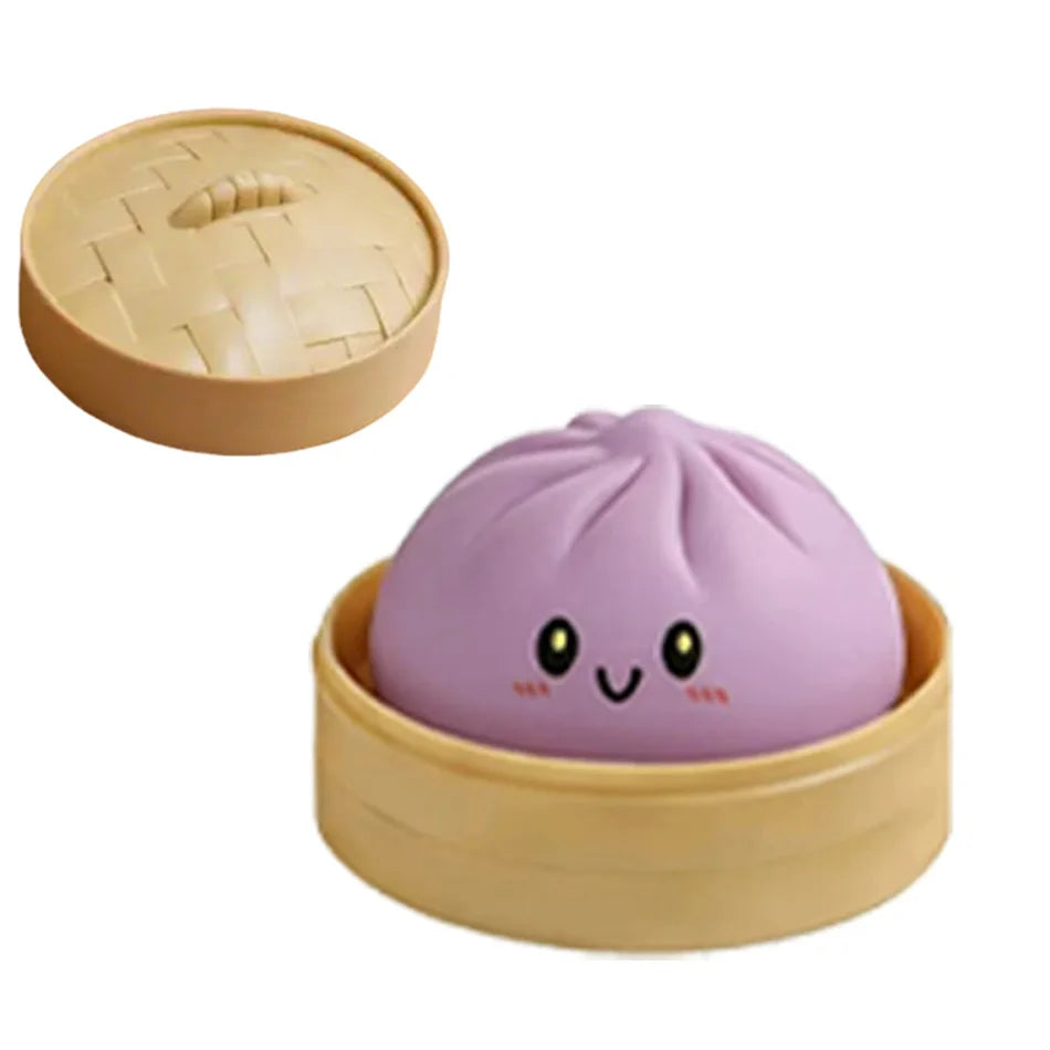 Squishy Anti-Stress Bao Ravioli – Fidget Toy TPR, Slow Rising