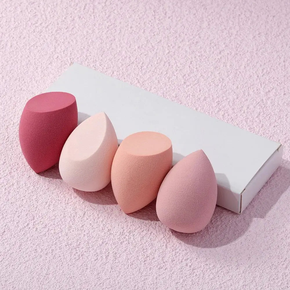 Lot 4 Éponges Maquillage Beauty Blender – 5 Couleurs