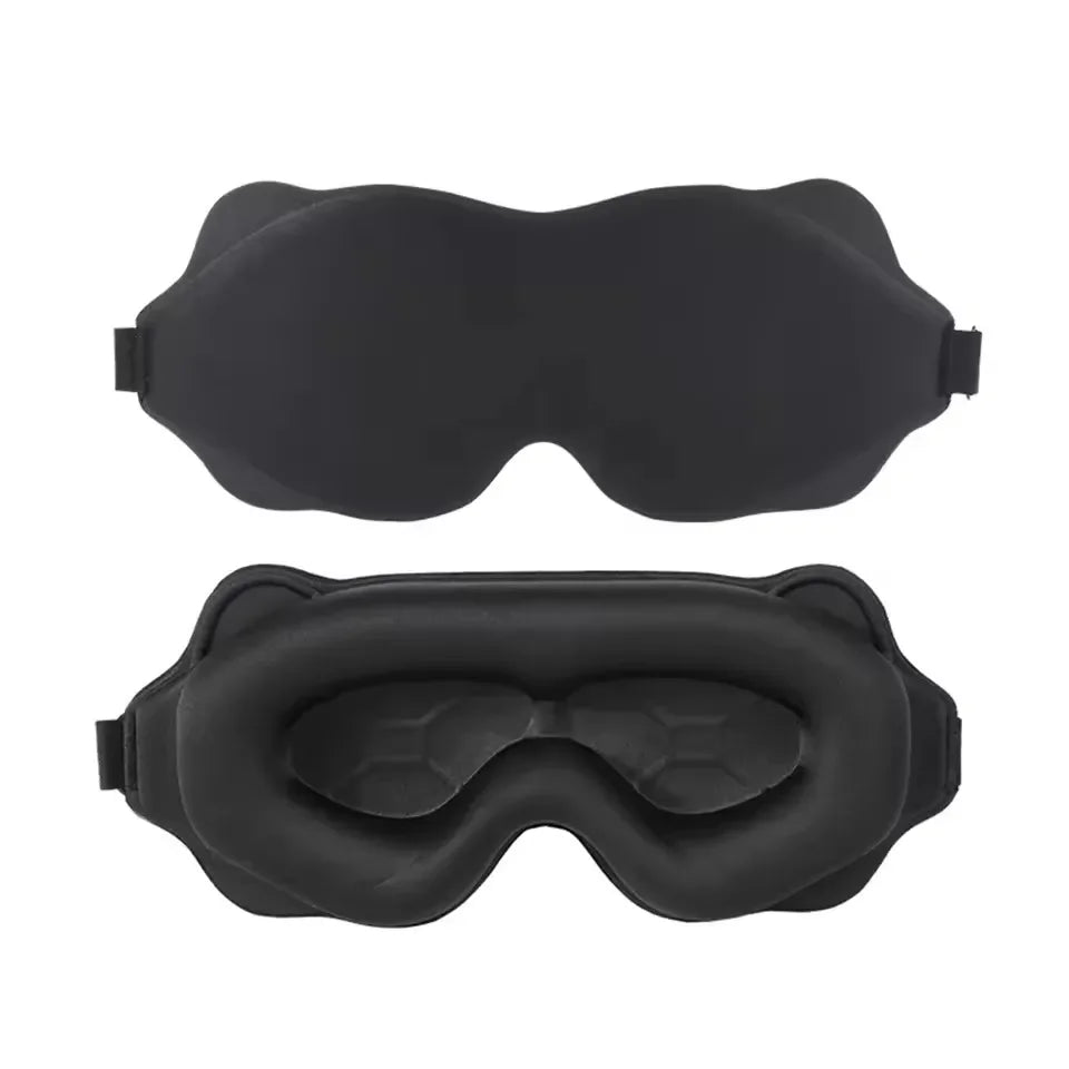 3D Contoured Sleep Mask – 100% Blackout | Zero Pressure | 6 Colors