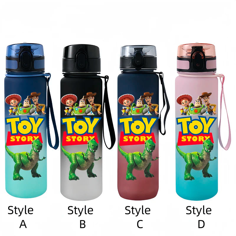 Toy Story Cartoon Drinking Glasses Woody Portable Cup Outdoor Sports Water Bottle Drinking Cup Cartoon Plastic Frosted Kettle TechVisio