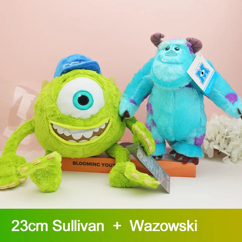 Fluffy Kawaii Sulley Mike Wazowsky Monsters University Stuffed Plush Animals Toy Sets Cute Pixar Doll For Boy Girl Birthday Gift TechVisio