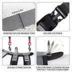 Dog Harness Outdoor Sports Harness Adjustable Anti-Breakaway Harness Easy-To-Control Dog Accessories For Medium And Large Dogs TechVisio