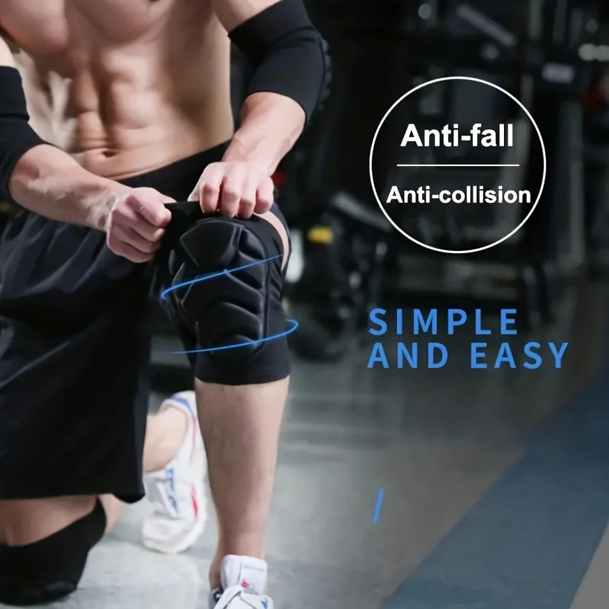 Protections Coude & Genou Sport Anti-Choc – 2 Pièces S/M/L/XL TechVisio