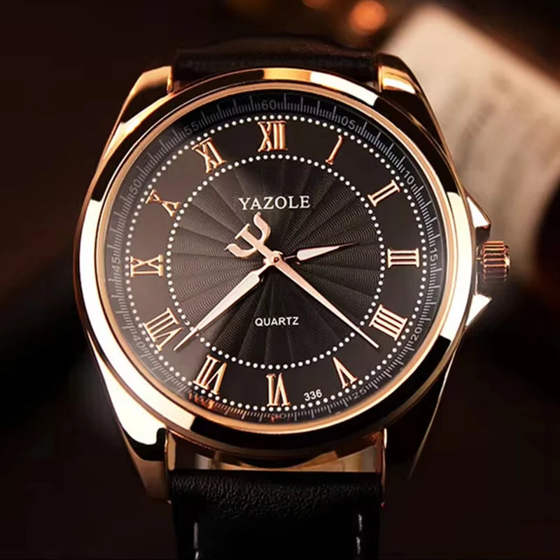 YAZOLE Quartz Watch Men Top Brand Luxury Watches Clock Wrist Watch Quartz-Watch Hodinky Relogio Masculino Erkek Kol Saati TechVisio
