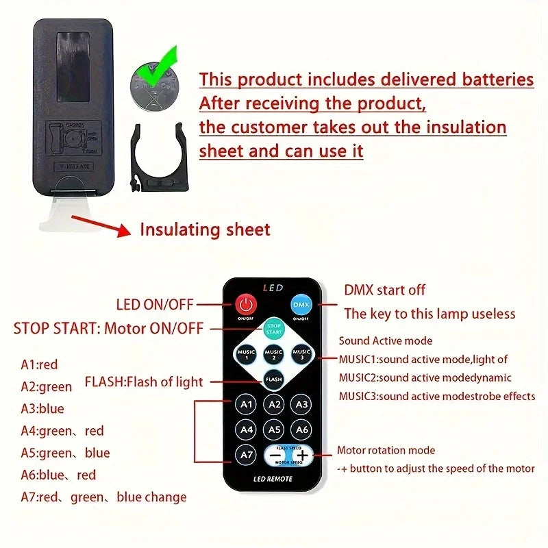 LED Starry Galaxy Projector Light RGB Smart Remote Control Star Aurora Lamp KTV USB for Home Room Camping Wedding Decorations TechVisio