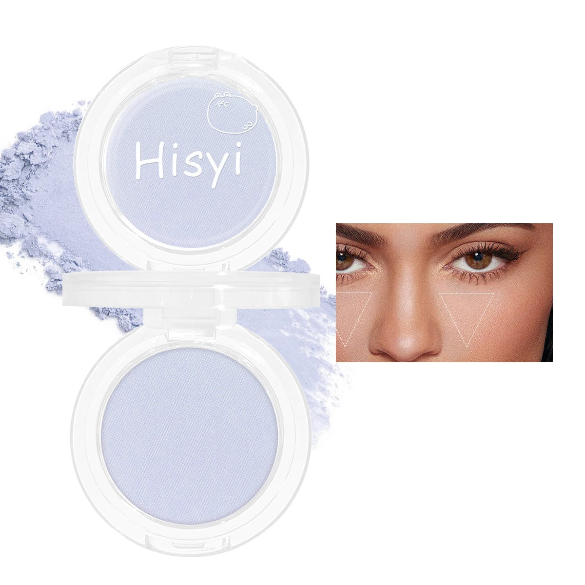 Daily single-color blush - Blush with a subtle wine-like sheen, fine glittering, natural color palette, pure makeup allure TechVisio