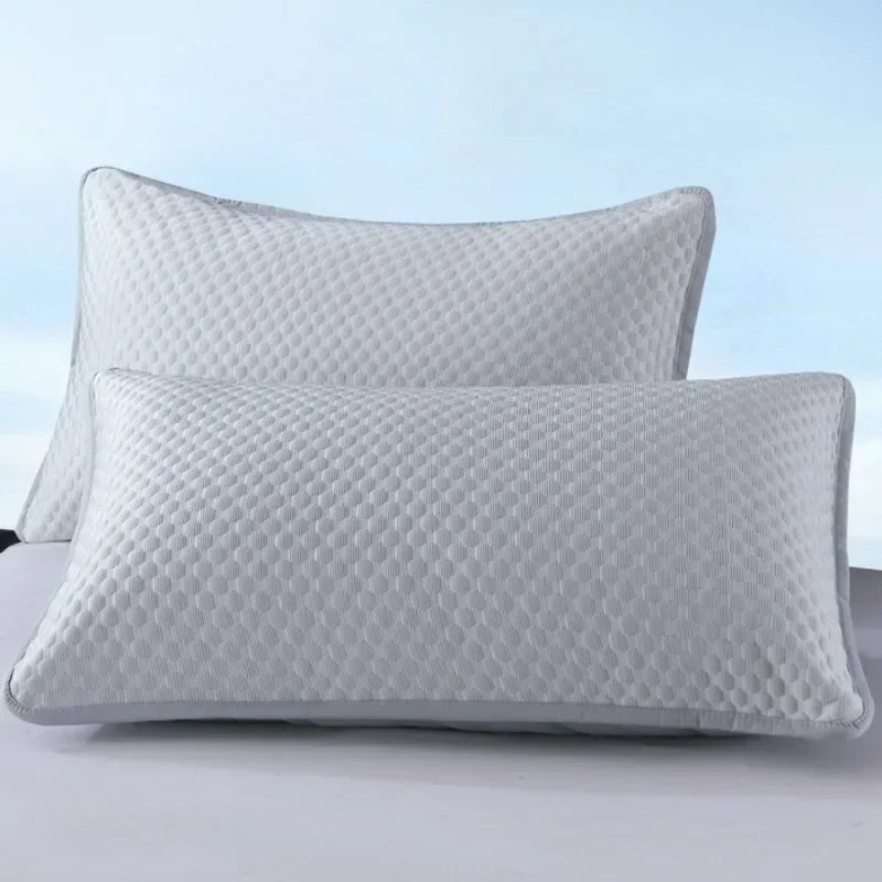 Summer Cooling Pillowcase Solid Color Ice Bean Bean Pillowcase Cool Feeling Air Conditioning Cover Washable  (No Pillow) 48x74cm TechVisio