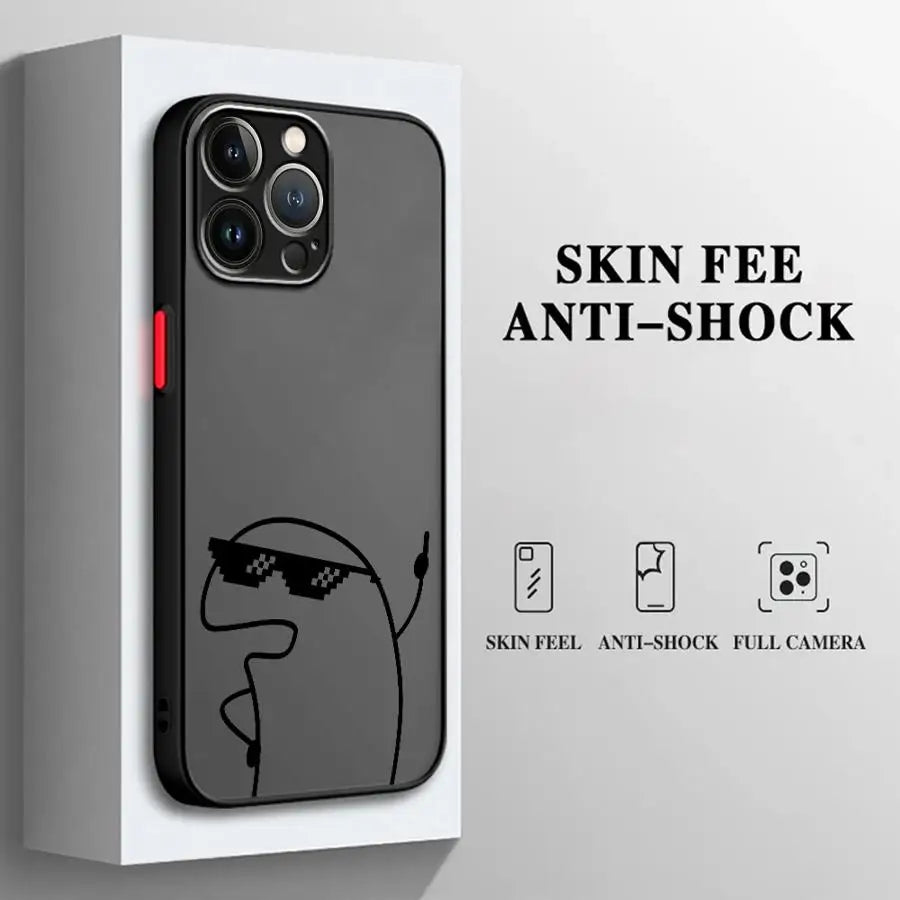Coque iPhone Cartoon Matchman – Mat Anti-Choc PC+TPU