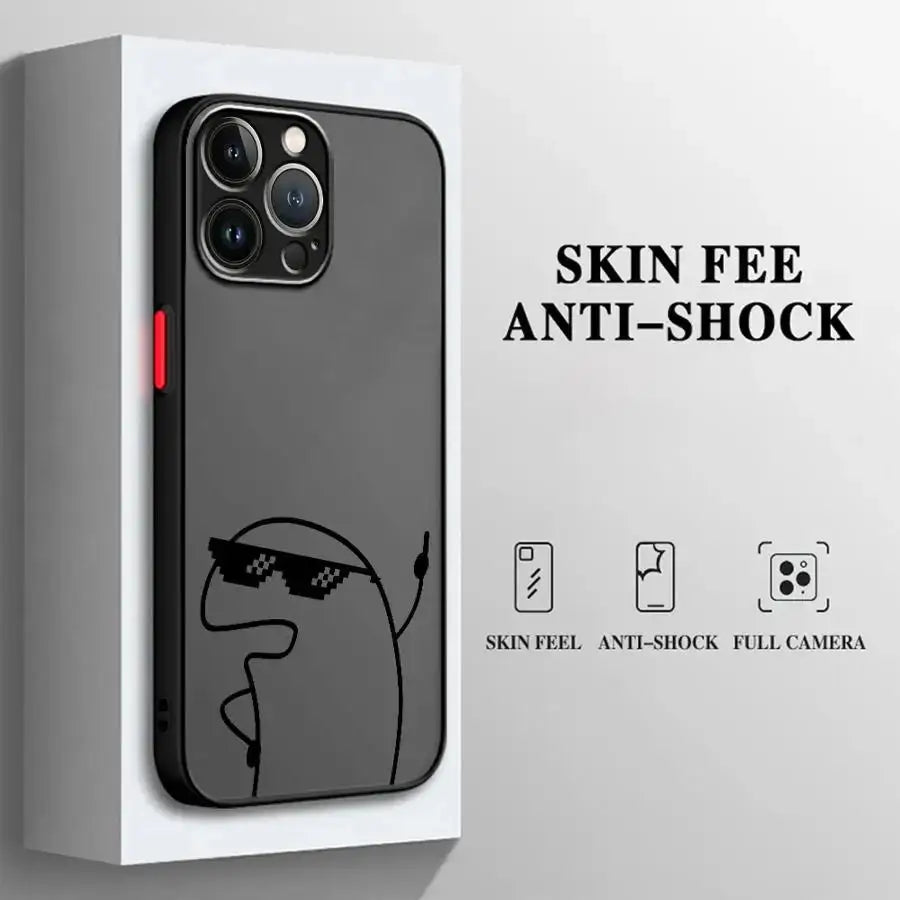 Coque iPhone Cartoon Matchman – Mat Anti-Choc PC+TPU TechVisio